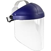 3M H8A Ratchet Headgear and Visor Combination Clear Faceshield, Complete Headgear and Face Shield Safety System