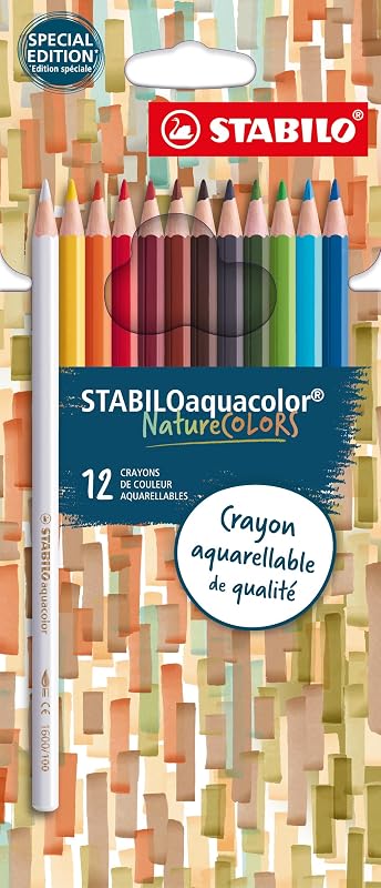- lápiz de color acuarelable - STABILOaquacolor NatureCOLORS