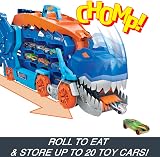 Hot Wheels City Ultimate Hauler T-Rex Transporter Stomping Dino Set view 3