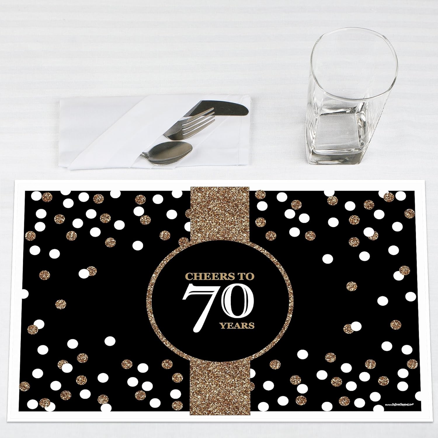 Amazon Com Adult 70th Birthday Gold Party Table Decorations