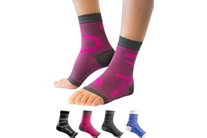 Thirty48 Plantar Fasciitis Compression Socks(1 or 2 Pairs), 20-30 mmHg Foot Compression Sleeves for Ankle/Heel Support, Increase Blood Circulation, Relieve Arch Pain, Reduce Foot Swelling