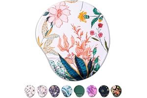HODYXIN Ergonomic Mouse Pad with Wrist Support,Cute Rest,Comfortable for Home Office Gaming Working Computers Laptop,Pain Rel