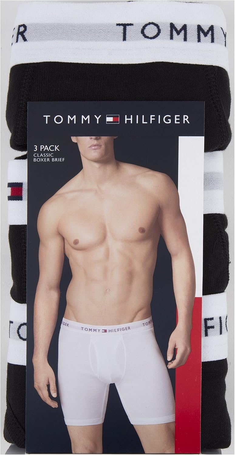 Tommy Hilfiger Men's Underwear Multipack Cotton Classics Boxer Briefs at  Men’s Clothing store