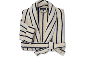 Brooklinen Luxury Cotton Bath Robe, Ultra Soft, Adjustable & Machine Washable – Premium Turkish Plush Robes for Women & Men