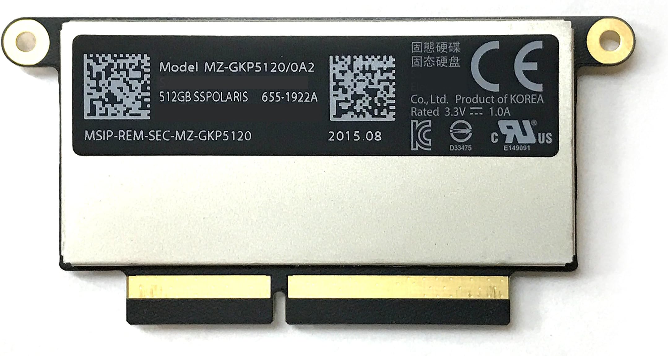 512 GB PCIe SSD for New Apple MacBook Pro 2016 Without Touch Bar