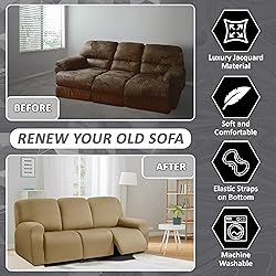 ULTICOR Squared Jacquard Design 8-Pieces Recliner