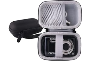 WERJIA Hard EVA Travel Case for Kodak PIXPRO Friendly Zoom FZ55/FZ53/ FZ43/FZ45 Digital Camera (black)