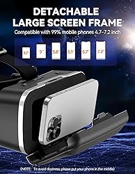 TECKNET VR Headset for Phone with Bluetooth