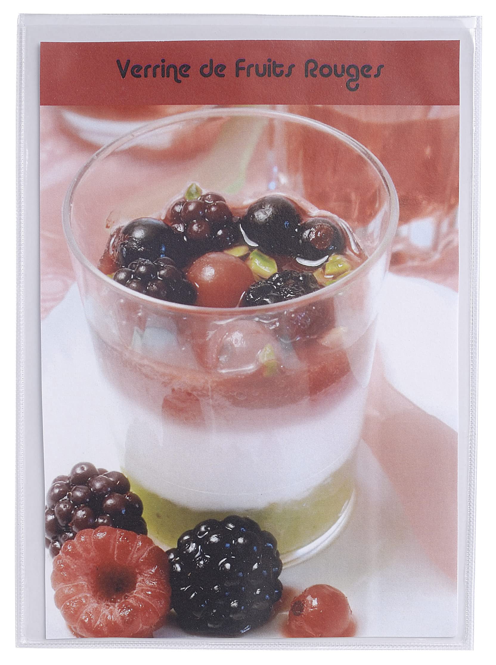 Exacompta - Ref 5397E - PVC Single Protective Sleeve - 105 x 148mm in Size, Suitable for A6 Documents, 2 Faces, 2mm PVC, Durable for Everyday Use - Bag of 10