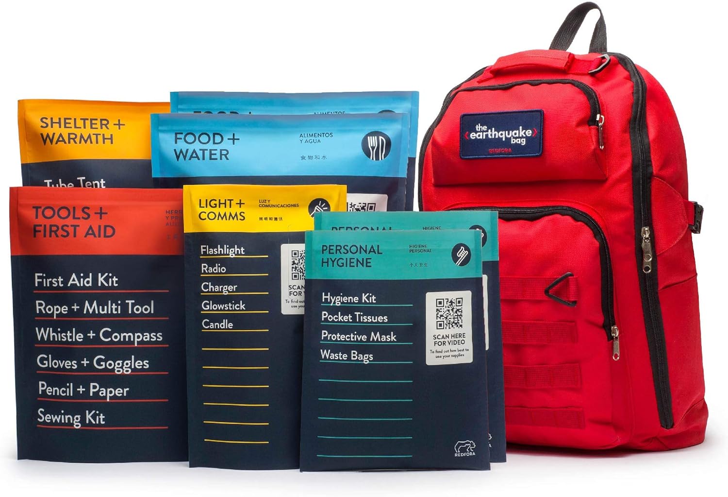 Complete Earthquake Bag - Emergency kit 