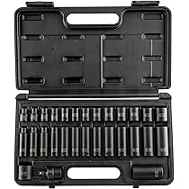 Sunex 2669, 1/2 Inch Drive Master Impact Socket Set, 39-Piece, 9mm