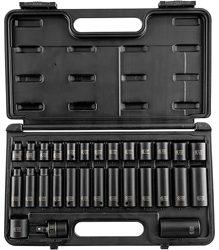 SUNEX TOOLS 3325 3/8-Inch Drive SAE Master Impact Socket Set