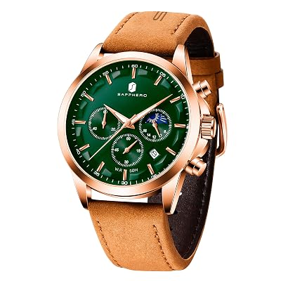 BENYAR Watch for Men Chronograph Waterproof Men's Wrist Watches Business Work Casual Watch Elegant Gifts for Men