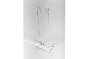 Clearco Single Clear Acrylic Sword Stand,Individual Units for displaying Angled or Straight Antique and Collectible Swords.Order Two (9 Inch)