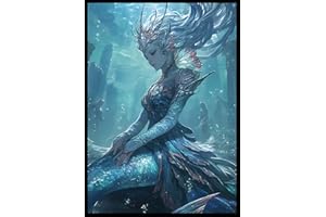 FUNinEDH MTG Card Sleeves - Merfolk - 100 CT EDH Commander Sleeves for Magic The Gathering