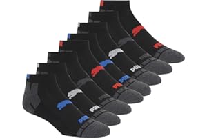 PUMA mens Men's 8 Pack Low Cut SocksRunning Socks