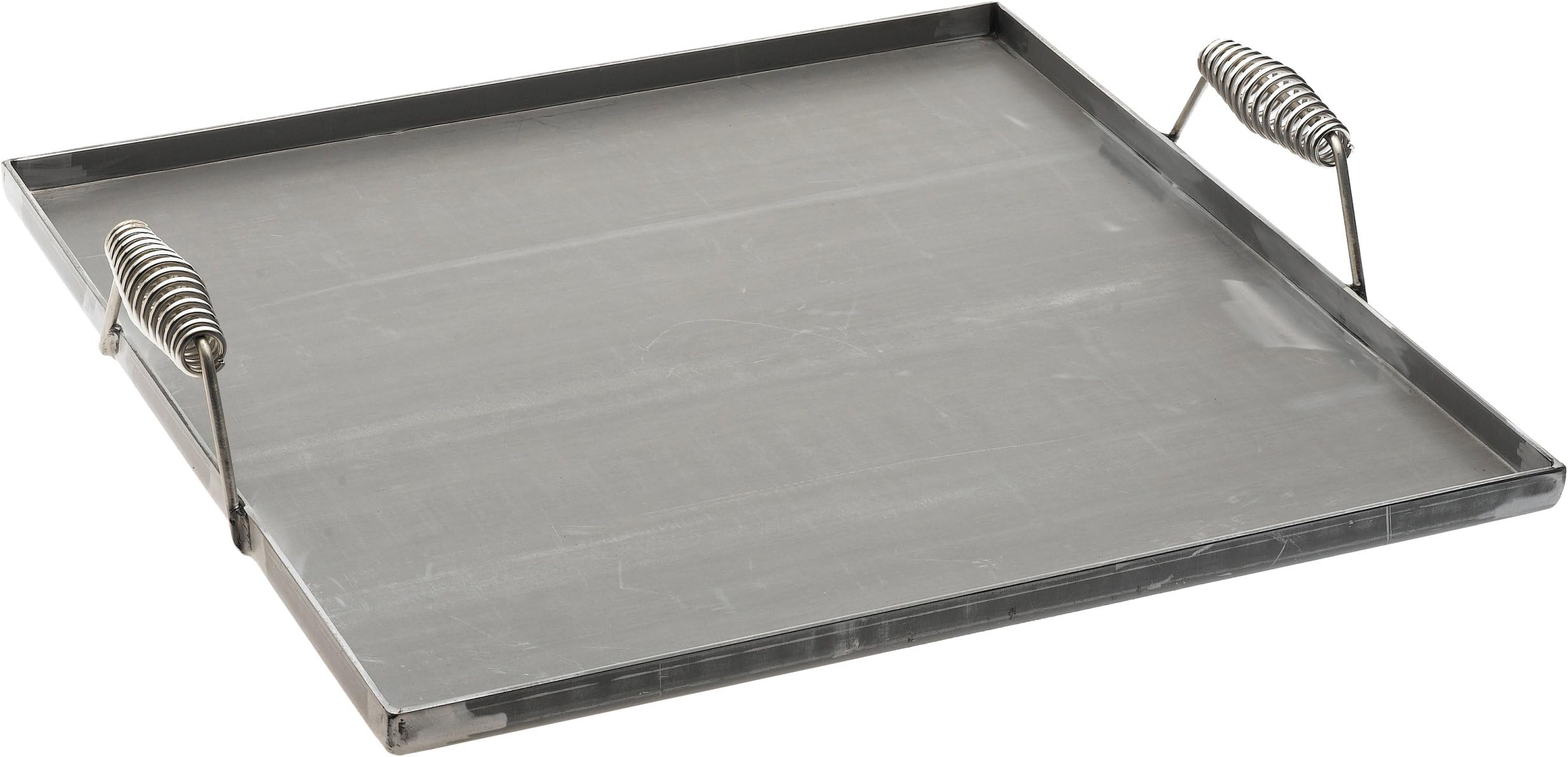 Tomlinson 4-Burner Pickled Steel Griddle with Handles