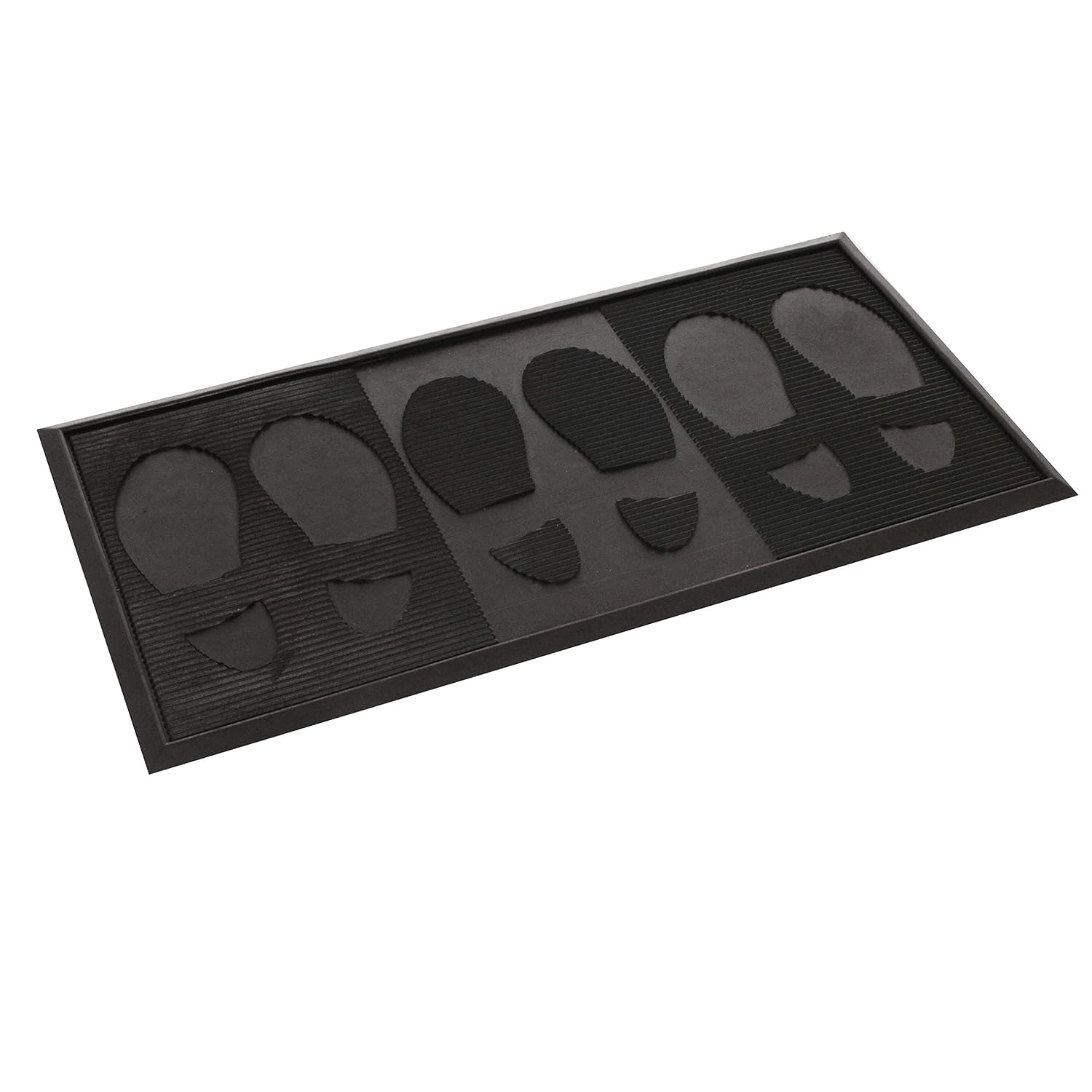 Milliard Large Rubber Boot Tray and Mudroom Doormat with