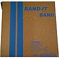 BAND-IT C20699 201 Stainless Steel Bright Annealed Finish Band, 3/4" Width X 0.030" Thick, 100 Feet Roll