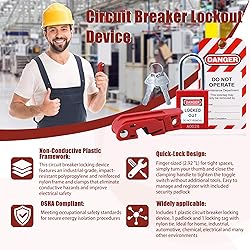 Circuit Breaker Lockout Device for 110-240V