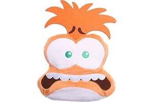 Disney and Pixar Inside Out 2 Flip-A-Mood Fear/Anxiety Reversible Character Head Plush, Kids Toys for Ages 3 Up by Just Play