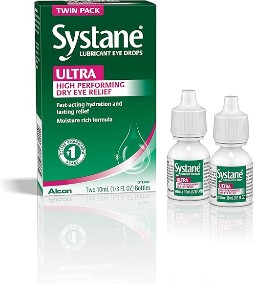 Gotas de ojos ultra lubricantes Systane, paquete doble, 0.3