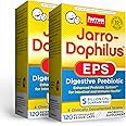 Jarrow Formulas Jarro-Dophilus EPS - 5 Billion Organisms Per Serving - 120 Enteric Coated Veggie Caps, Multi-Strain Probiotic - Intestinal & Immune Health, 120 Count (Pack of 2)
