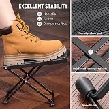 CAHAYA Guitar Footstool with Anti-Slip Rubber Foldable Height Adjustable CY0337 view 6