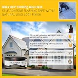 Sika Everbuild Black Jack Strong Self-Adhesive Flashing Tape 75mm x 10m Natural view 3