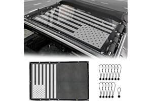 West-xingzhe for Jeep Wrangler TJ Accessories:Mesh Sunshade Bikini Top for Jeep Wrangler 1997-2006 TJ,Block Most UV and Reduce Noise