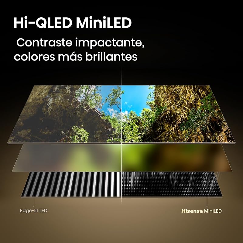 85E8S - MiniLED 85 Pulgadas Smart TV 4K, Quantum Dot Color, 144 Hz