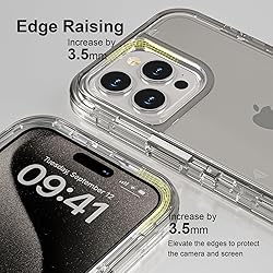 Follaroma for iPhone 15 Pro Case, Heavy Duty