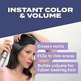 TOPPIK Coloured Hair Thickener Spray Medium Brown 180ml Disguise Thinning Hair view 2
