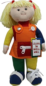 Learn To Dress Doll White Girl Amazon Co Uk Toys Games