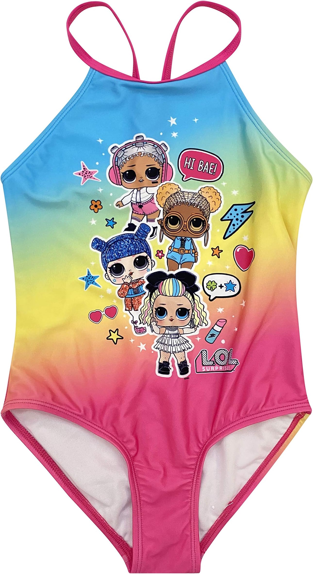 Girls' Authentic Character One Piece Swimsuit UPF 50