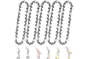 5 Pieces GTA 26 4 Inch Mini Chainsaw Chain for Stihl GTA 26 Replace Blade Pruner Mini Chainsaw Hand Held 4-inch Portable Elec