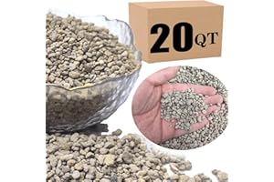 MDPQT Horticultural Pumice for Plants Professional Sifted (20QT, 1/4 inch)