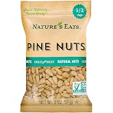 Nature&rsquo;s Eats Pine Nuts 2 oz - 100% Natural Whole Raw Pine Nuts - Unsalted Healthy Snack - Keto Vegan Gluten Free Pesto Ingredient - Fresh Non-GMO Kosher Certified Cooking &amp; Baking Nuts