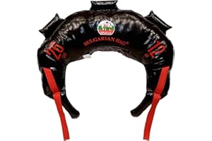 Suples Bulgarian Bag®-Model Original, Black Vinyl, Made, Including The Instructional Video from The Inventor Coach Ivan Ivanov (Wrestling, Fitness, Crossfit)