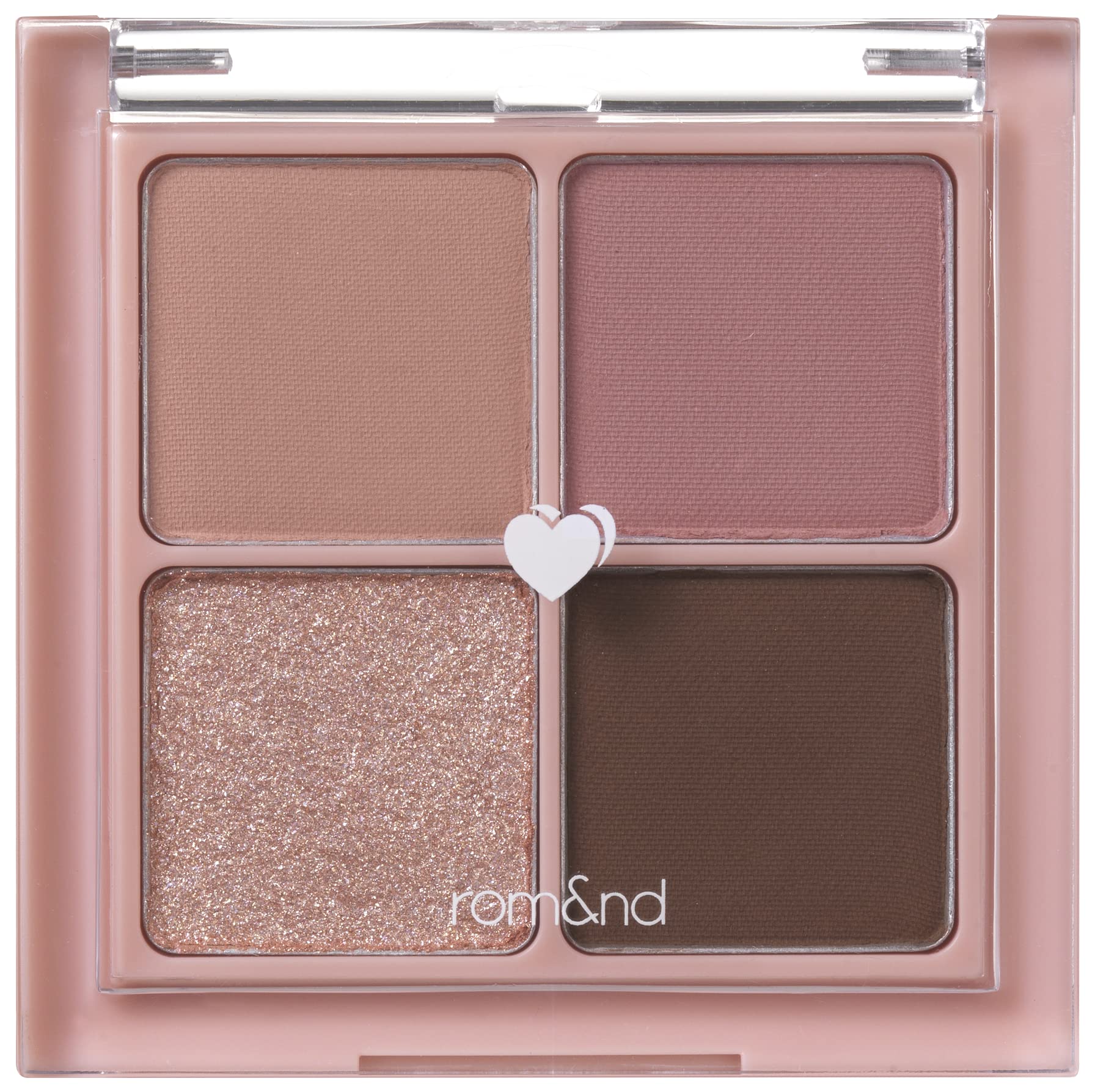 rom&nd Better Than Eyes 4 ColorsㅣMake up Eyeshadow PaletteㅣWarm Natural Cosmetic Eye ShadowsㅣK-beauty Korean Cosmetics 6g/0.21oz (02 DRY ROSE)