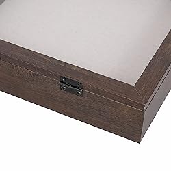 DEMAIKE 10x10 Shadow Box Frame with Linen