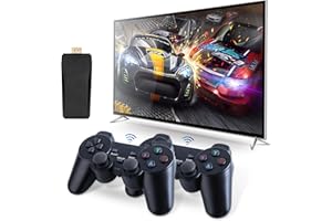 MUSBOY Wireless Retro Game Console, Nostalgia Stick Game, Retro Gaming Console with Built-in 9 Emulators, 20300+Games, 4K HDMI Output, Dual 2.4GHz Wireless Controller, Plug and Play Video Game Console