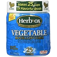 Herb-Ox Vegetable Bouillon Cubes 3.33oz (25 cubes)