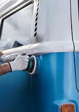 Bosch Lambswool Polishing Hood 125mm Hook Loop for Random Orbit Sanders view 4