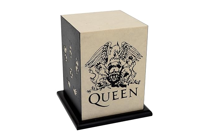 Shady Ideas Queen LED Table Lamp (Bulb Included) Off White - 5.5x5.5x7 inches