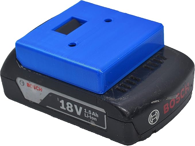 Amazon.com: Bosch 18V Battery Holder - Wall Mount and Protective Cover (4-Pack Blue): Home Audio 
