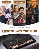 Jeracol 99% Pure Copper Magnetic Bracelet Men 57 Magnets Gift Box Sizing view 7