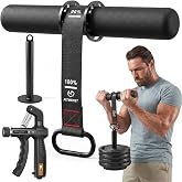 FitBeast Wrist Roller Forearm Strengthener with Grip Trainer &amp; Loading Pin | Thicker Handles, Adjustable Resistance Grip Strength Trainer, Loading Pin Fits 1" and 2" Plates for Grip and Wrist Training