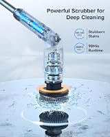Leebein Electric Spin Scrubber Upgraded with Remote Control & 8 Heads view 2