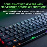 Razer Huntsman Mini Purple Switch 60% Keyboard UK Layout Black view 3